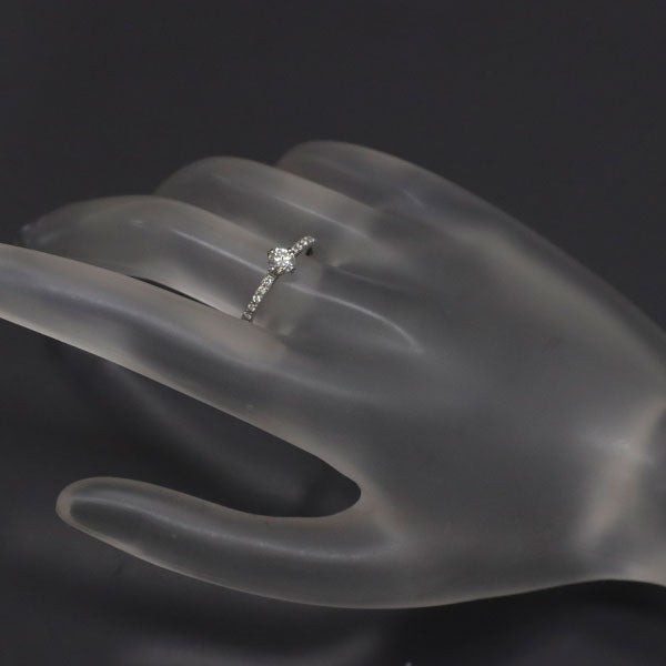 ROCCA Pt900 ダイヤモンド リング 0.270ct D0.10ct