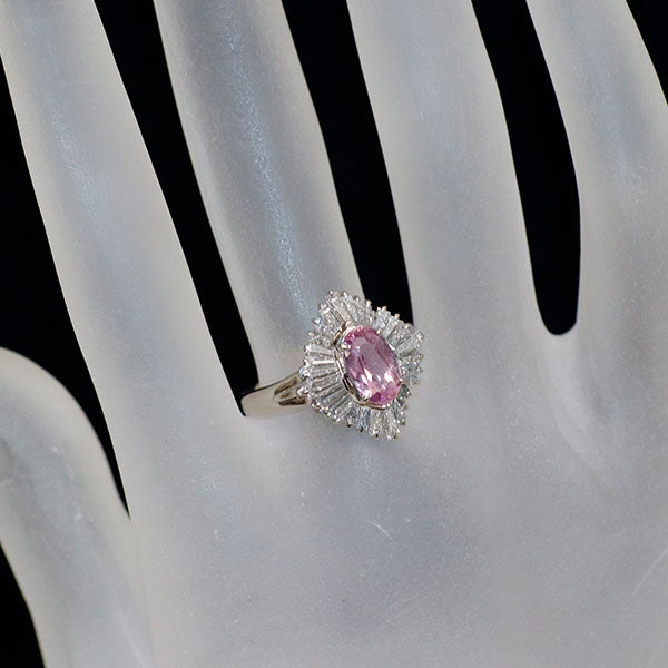 天然トパーズ　PT900 ダイヤモンド1.26ct鑑定書付き 天然トパーズ PT900 ダイヤモンド1.26ct鑑定書付き 天然トパーズ PT900