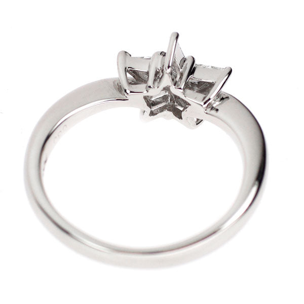 Pt900 ダイヤモンド リング 0.30ct スター 星