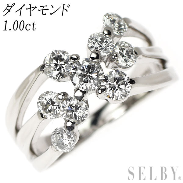 Pt900 ダイヤモンド リング 1.00ct