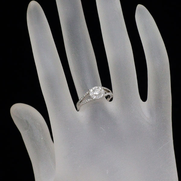 Pt900 ダイヤモンド リング 0.25ct D0.34ct — セルビーオンラインストア