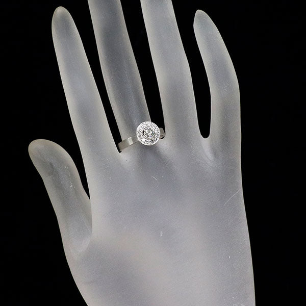Pt950 ダイヤモンド リング 0.45ct