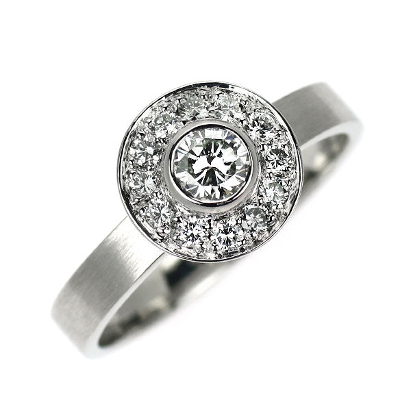 Pt950 ダイヤモンド リング 0.45ct