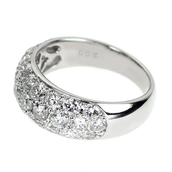 Pt900 ダイヤモンド リング 2.00ct パヴェ