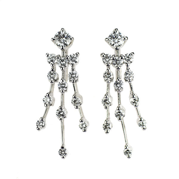 Pt900 ダイヤモンド ピアス 1.06ct