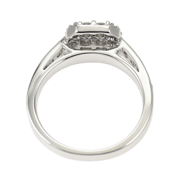 K18WG ダイヤモンド リング 0.90ct