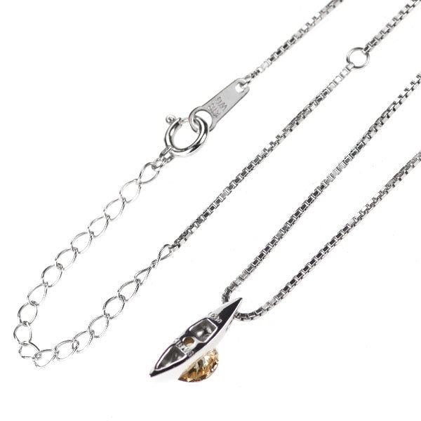 K18WG ダイヤモンド ペンダントネックレス 1.030ct