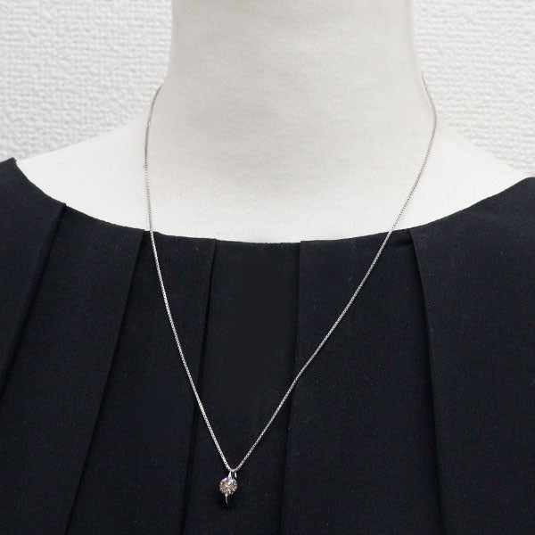 K18WG ダイヤモンド ペンダントネックレス 1.030ct