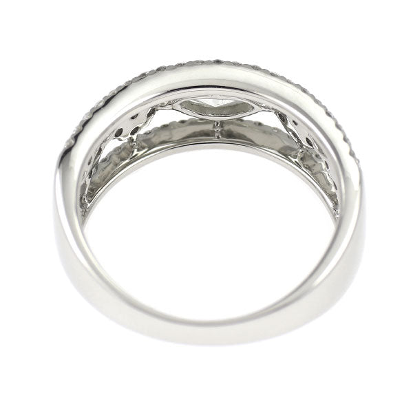 Pt950 マーキスカット ダイヤモンド リング 0.555ct D0.51ct
