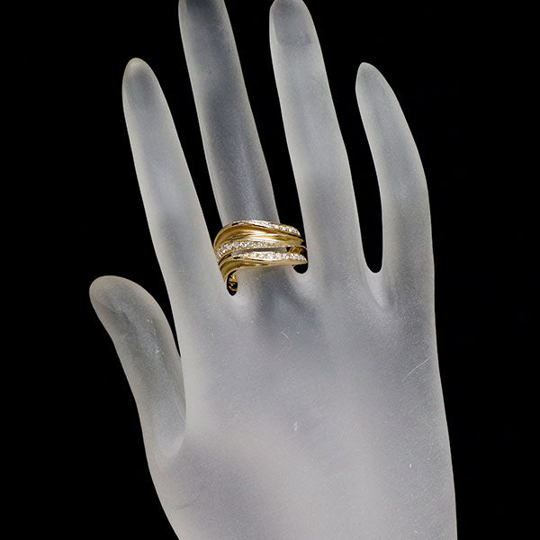 K18YG ダイヤモンド リング 0.63ct