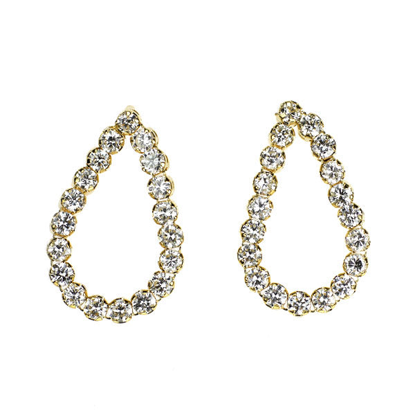 K18YG ダイヤモンド ピアス 0.90ct