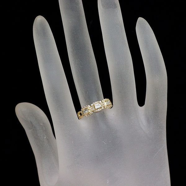 K18YG ダイヤモンド リング 0.50ct