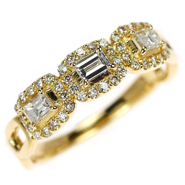 K18YG ダイヤモンド リング 0.50ct