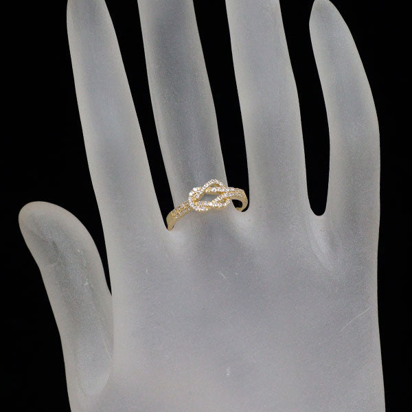 K18YG ダイヤモンド リング 0.22ct