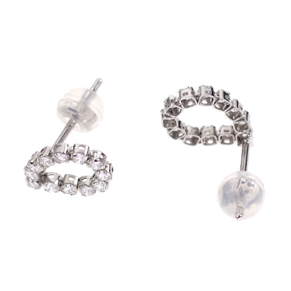 Pt900 ダイヤモンド ピアス 0.42ct