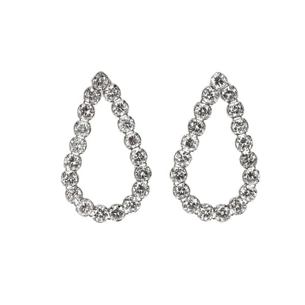 Pt900 ダイヤモンド ピアス 0.90ct