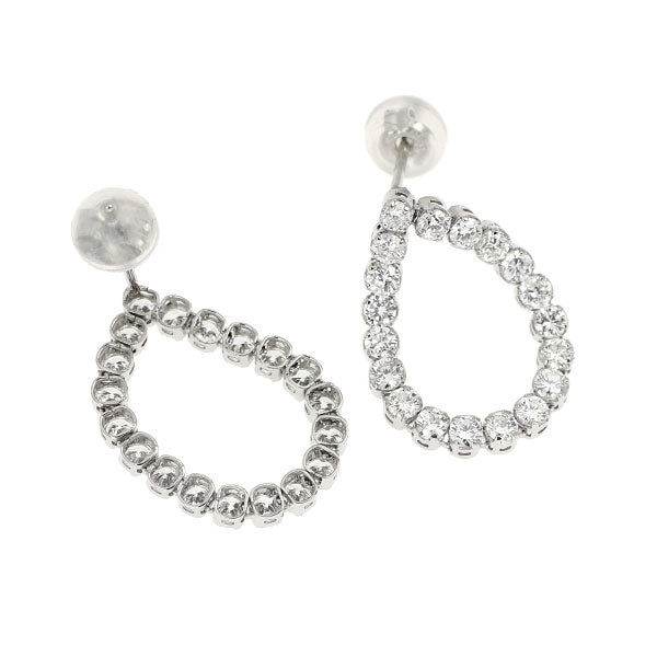 Pt900 ダイヤモンド ピアス 0.90ct