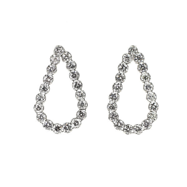 Pt900 ダイヤモンド ピアス 0.90ct
