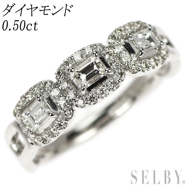 Pt900 ダイヤモンド リング 0.50ct