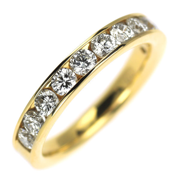 K18YG ダイヤモンド リング 1.00ct ハーフエタニティ