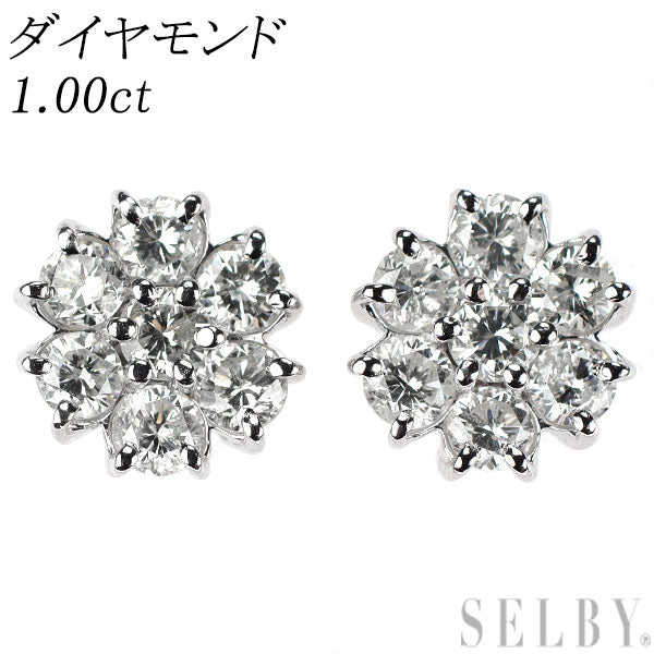Pt900ダイヤモンドピアストータル1.00ct
