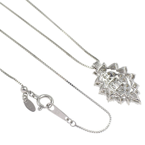 K18WG ダイヤモンド ペンダントネックレス 0.50ct