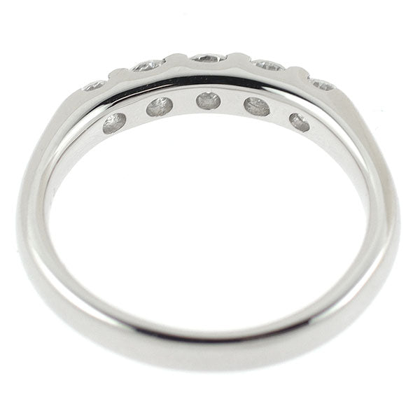 Pt900 ダイヤモンド リング 0.50ct 一文字