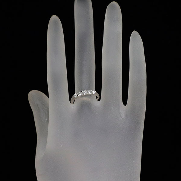 Pt900 ダイヤモンド リング 0.50ct 一文字