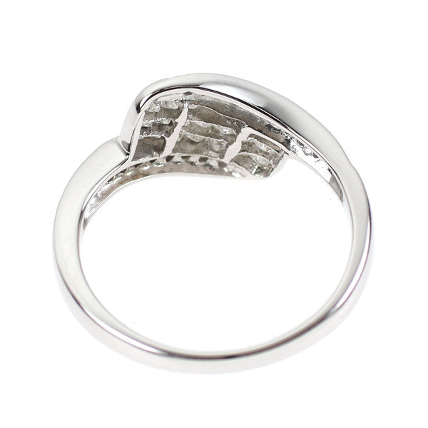 K18WG ダイヤモンド リング 0.50ct ミステリーセッティング