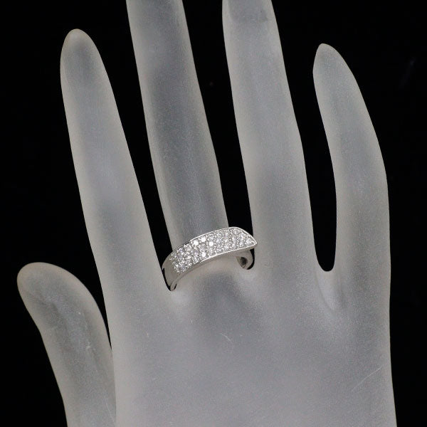 三越 Pt900 ダイヤモンド リング 0.50ct パヴェ