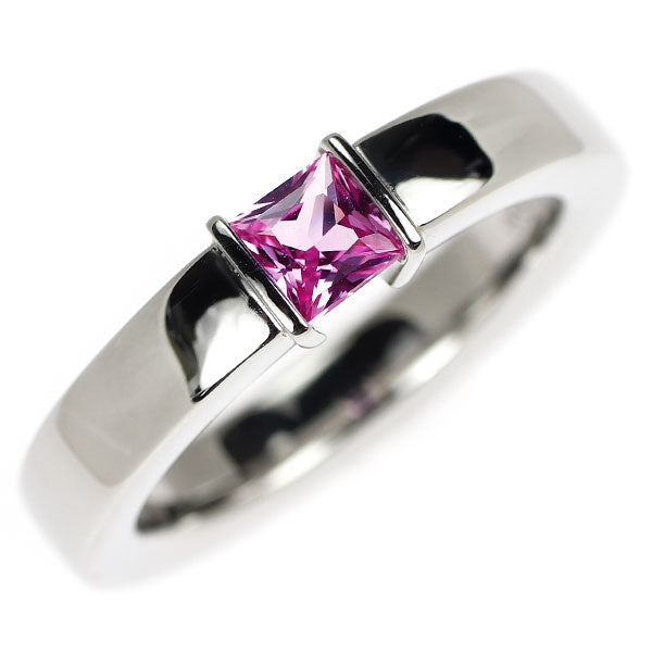 Pt900 ピンクサファイア リング 0.40ct — セルビーオンラインストア