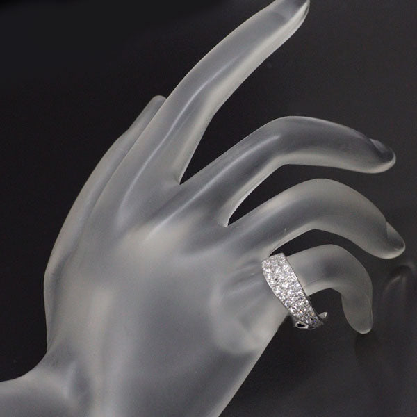 アスプレンディ K18WG ダイヤモンド リング 0.60ct パヴェ