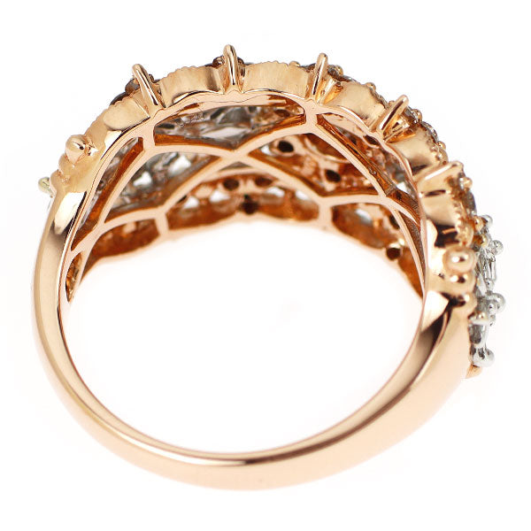 K18WG/PG ダイヤモンド リング 0.80ct