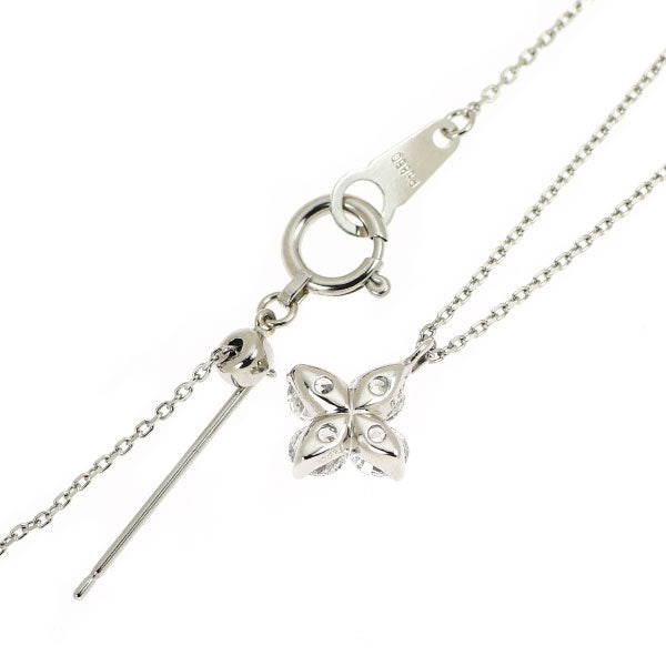 希少 Pt900/Pt850 ダイヤモンド 天然ピンクダイヤ ペンダントネックレス 0.526ct E SI1 3EX/EX PD0.02ct フラワー
