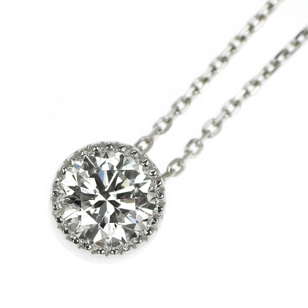 新品 Pt ダイヤモンド ペンダントネックレス 0.500ct G SI2 EX【エスコレ】
