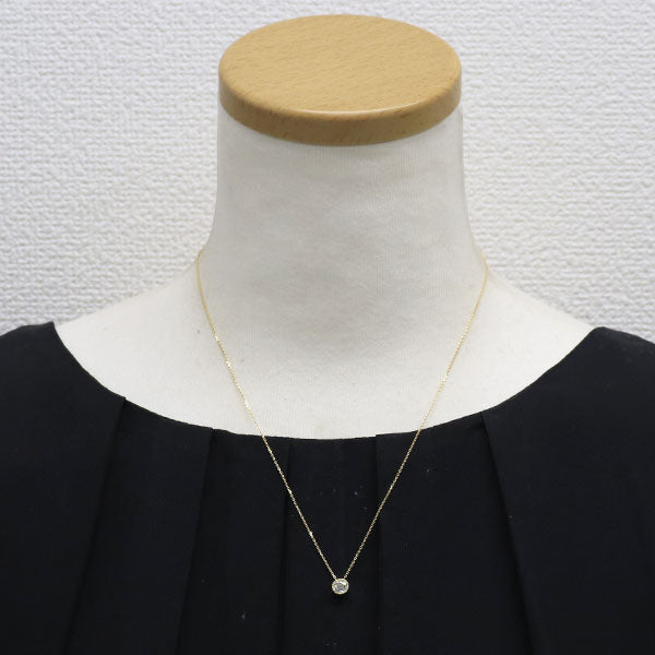 新品 K18YG オールドヨーロピアンカット ダイヤモンド ペンダントネックレス 0.580ct I SI2 【エスコレ】