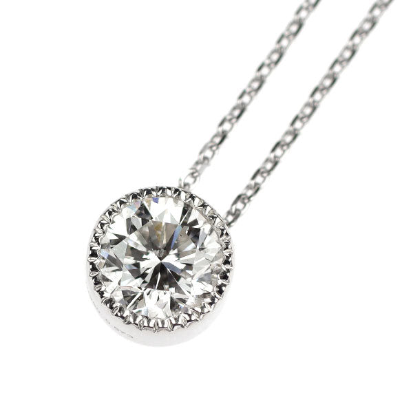 新品 Pt LDH ダイヤモンド ペンダントネックレス 0.573ct G SI2 G【エスコレ】