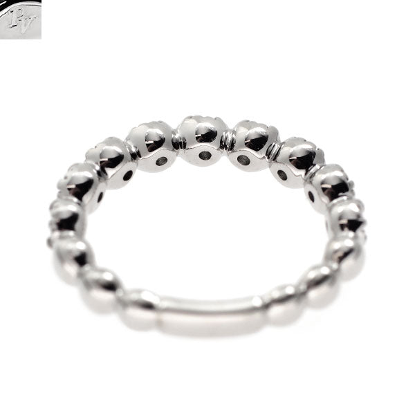 ポンテヴェキオ K18WG ダイヤモンド リング 0.15ct ピンキー ハーフエタニティ