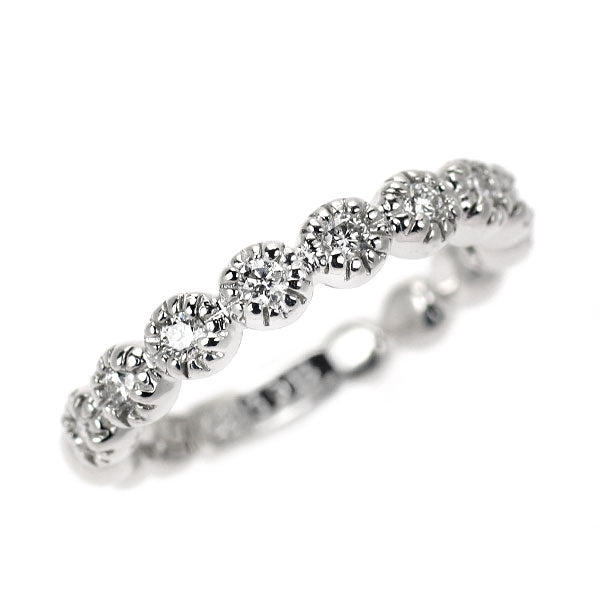 ポンテヴェキオ K18WG ダイヤモンド リング 0.15ct ピンキー ハーフエタニティ