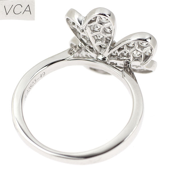 ヴァンクリーフ＆アーペル K18WG ダイヤモンド リング フリヴォル 49号 《セルビー銀座店》【中古】