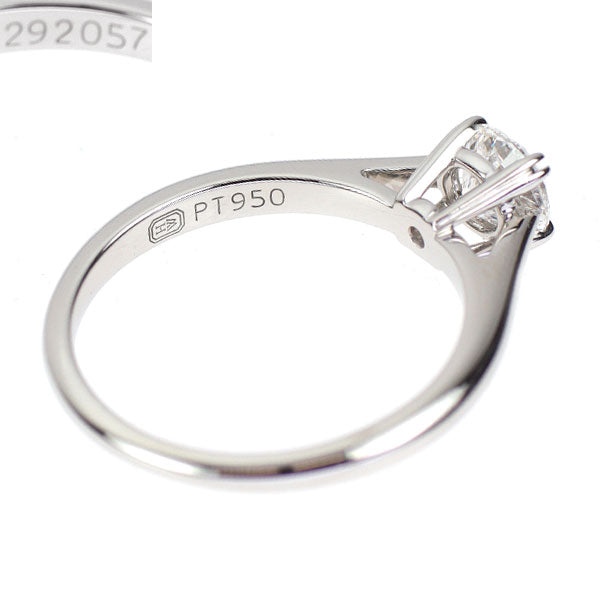 ハリーウィンストン Pt950 ダイヤモンド リング 0.50ct E VVS1 EX ソリティア