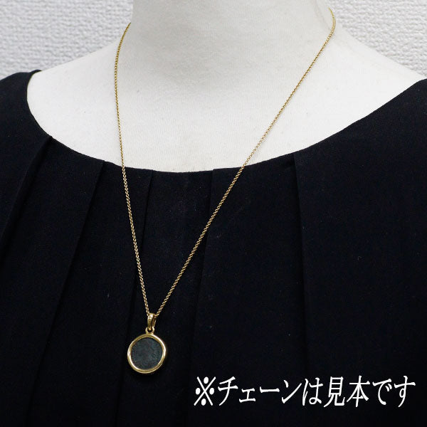 ブルガリ K18YG ペンダントトップ モネーテ 古代コイン