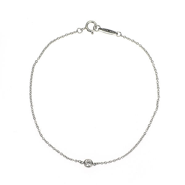 ティファニー　バイザヤード　ブレスレット　PT950 ダイヤ6P 楽天市場】【送料無料】【新品仕上げ済】ティファニー TIFFANY