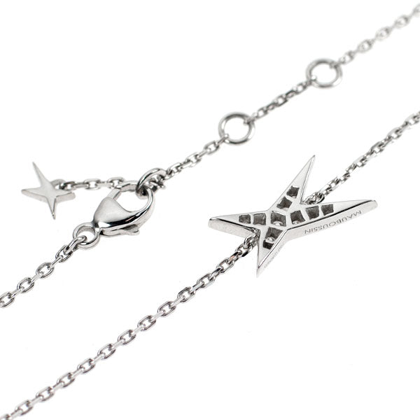 モーブッサン K18WG ダイヤモンド ブレスレット エトワール 星 スター