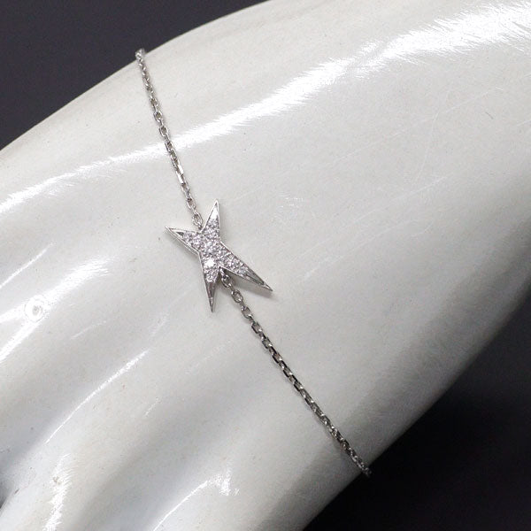 モーブッサン K18WG ダイヤモンド ブレスレット エトワール 星 スター