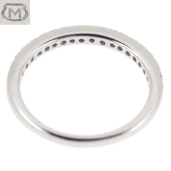 ミキモト Pt950 ダイヤモンド リング 0.12ct ハーフエタニティ