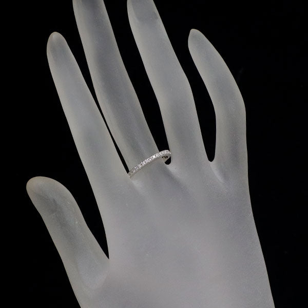 ミキモト Pt950 ダイヤモンド リング 0.12ct ハーフエタニティ