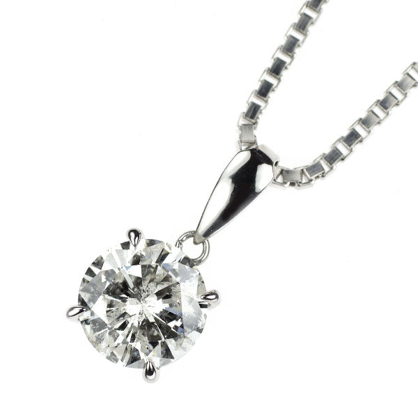 Pt900/ Pt850 ダイヤモンド ペンダントネックレス 2.056ct I I1 G