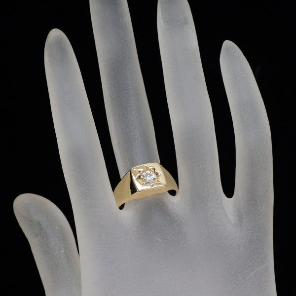 K18YG ダイヤモンド リング 0.400ct M SI1 VG