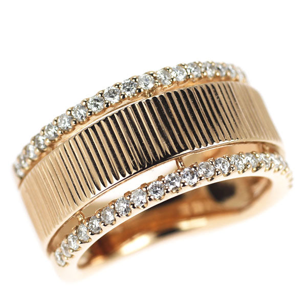 K18PG ダイヤモンド リング 0.45ct